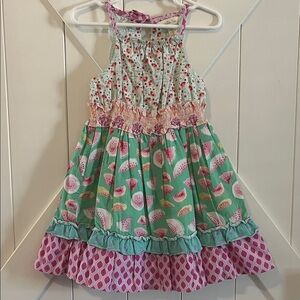 Matilda Jane Flower and Watermelon Dress